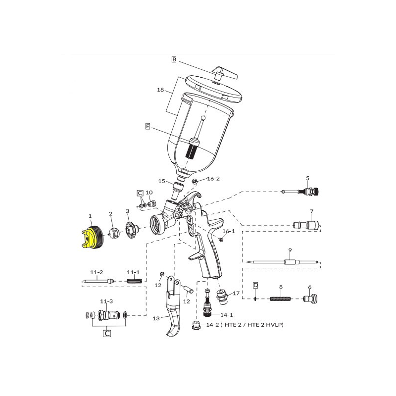 Chapeau AZ3 HTE 2 18-20 (mm)